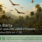 Dan Bárta: Úskalí výzkumu vážek v tropech (19. ledna 2024 – Živě Benátská 2 (!), Přírodovědecká fakulta UK, Praha)